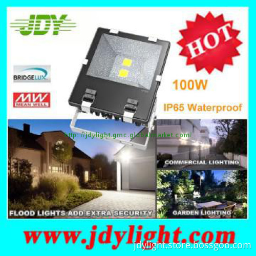 Bridgelux COB Chip 100W LED Flood Lighting IP65 for Depot CE RoHS